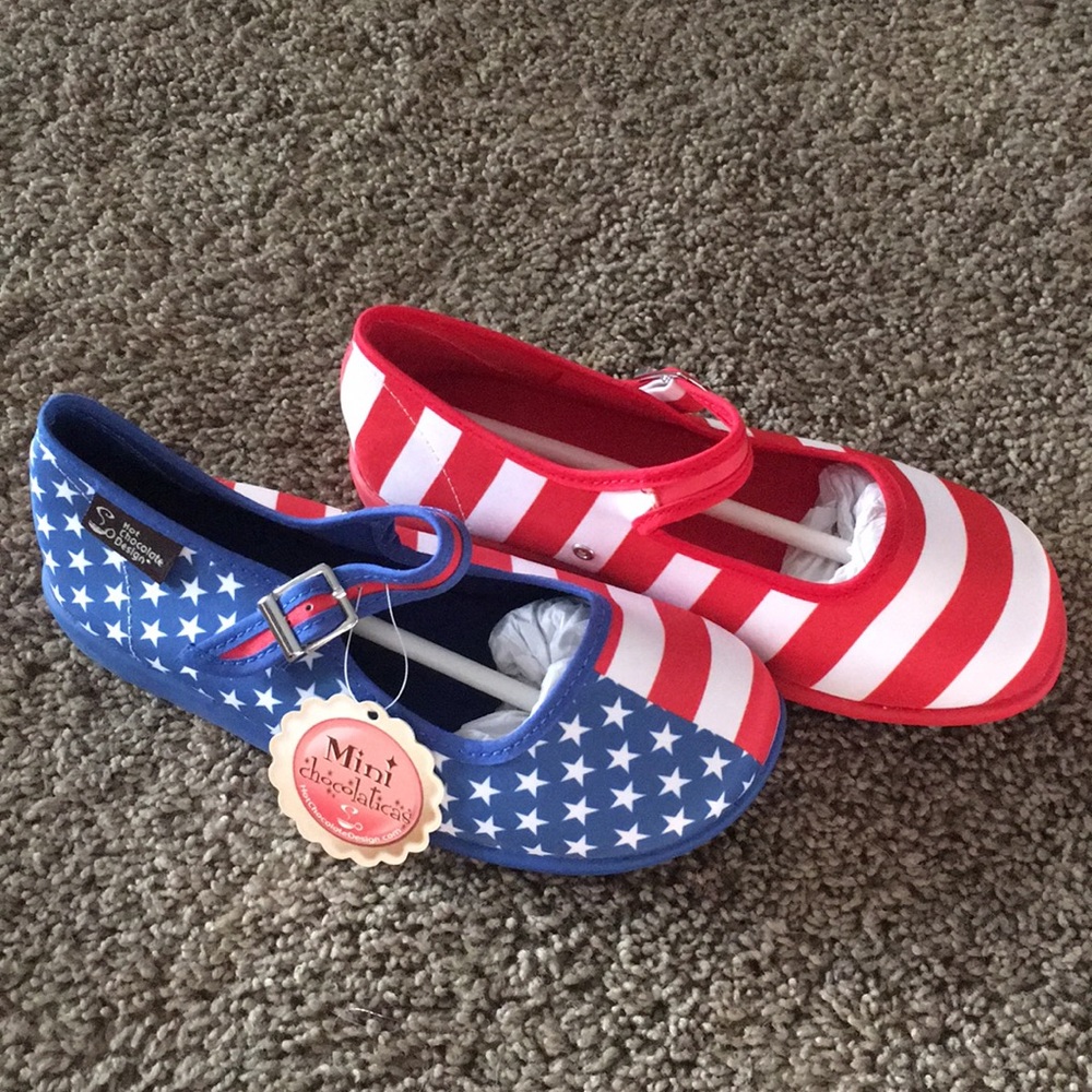 Hot Chocolate Patriotic Shoes
